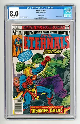 Buy Eternals #15 CGC 8.0 VFN Highest Graded • 120£