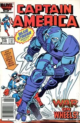 Buy Captain America Canadian Price Variant #318 VG 1986 Stock Image Low Grade • 3.27£
