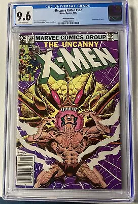Buy Uncanny X-Men #162 Newsstand CGC 9.6 - Wolverine Solo Story Marvel 1982 • 58.25£