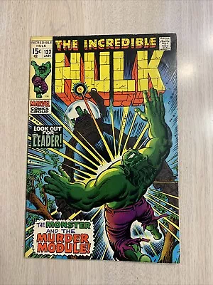 Buy Incredible Hulk 123 Fn/vf 1970 Fantastic Four & Leader Silver Age Marvel • 21.75£