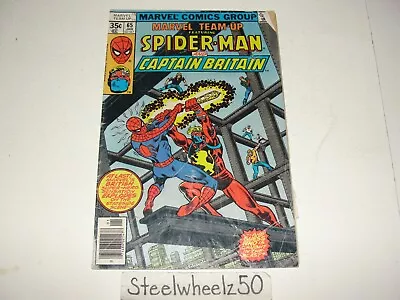 Buy Marvel Team Up #65 Comic Lot 1977 Spiderman 1st US Appearance Captain Britain • 15.52£