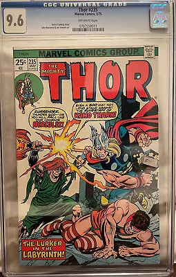 Buy Thor #235 CGC 9.6 OW - 1st Appearance Kamo Tharnn The Possessor • 139.79£