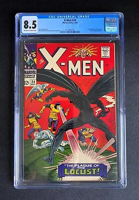 Buy Uncanny X-Men #24 CGC 8.5 OW/W Pages Marvel September 1966 Roy Thomas Roth Ayers • 287.34£