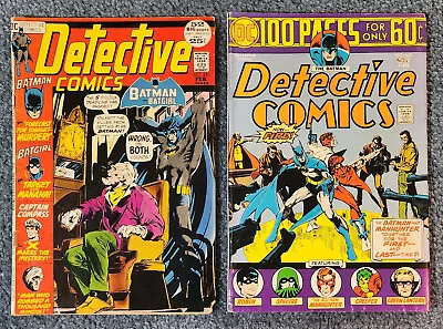 Buy Detective Comics #420(VG+) + 443(FN/VF) DC 1972-74 Neal Adams James Aparo • 20.18£