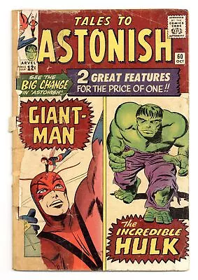 Buy Tales To Astonish #60 PR 0.5 1964 • 10.10£