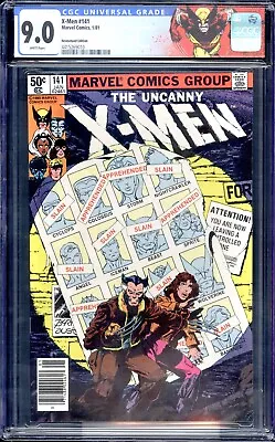 Buy X-Men #141 Newsstand Variant CGC 9.0 Days Of Future Past Key! • 190.27£