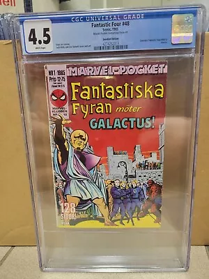 Buy Fantastic Four #48/Fantastika Fyran #1 CGC 4.5 Swedish! Galactus! Surfer! • 77.65£
