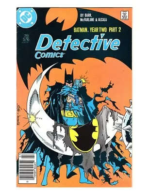 Buy Detective Comics 576 7.0 FN/VF Newsstand Year Two Mcfarlane DC Comics 1987 • 11.61£