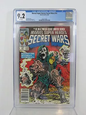 Buy 1985 Marvel Super Heroes Secret Wars #10 CGC 9.2 Graded NM  (Pg19D) • 232.98£