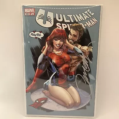 Buy Ultimate Spider-man 4 Signed J. Scott Campbell - Asm #607 Homage - Ltd To 2500 • 271.81£