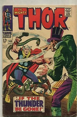 Buy The Mighty Thor #146 VG+  If The Thunder Be Gone'  Marvel Comics CBX28 • 15.52£