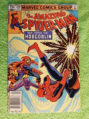 Buy AMAZING SPIDER-MAN 239 NM NEWSSTAND Canadian Price Variant 2nd Hobgoblin RD6781 • 35.72£