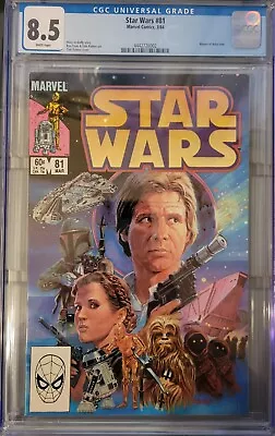 Buy Star Wars #81 Cgc 8.5 Boba Fett Returns • 42.71£