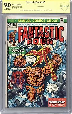 Buy Fantastic Four #146 CBCS 9.0 SS Conway/Thomas 1974 23-0AE1106-050 • 166.97£
