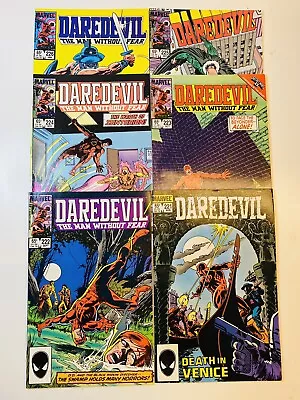 Buy Daredevil #221, 222, 223, 224, 225, 226 Marvel, (Vol 1) 1985 VFNM Lot 1st Print • 19.42£