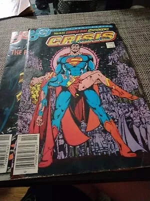 Buy Crisis On Infinite Earths #7 (Death Of Supergirl 1985) & #8 Fate Of The Flash  • 11.65£