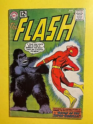 Buy Flash #127 1st Cover Appearance Of Gorilla Grodd DC 1962. • 93.35£