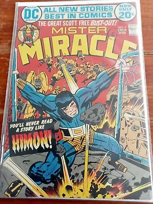 Buy Mister Miracle #9 Aug 1972 (FN-) Bronze Age Jack Kirby • 8£