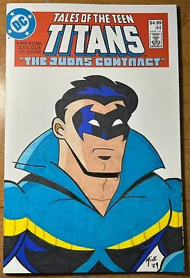 Buy Tales Of The Teen Titans #44 Facsimile Original Art Sketch Cover • 27.18£