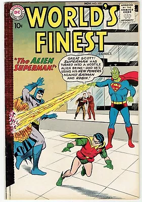 Buy World's Finest #105 (1959) Batman Robin Alien Superman Green Arrow Vgf • 27.18£