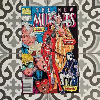 Buy New Mutants #98 Newsstand 1st Appearance Of Deadpool High Grade • 350£