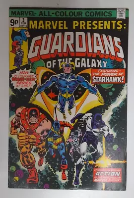 Buy Marvel Presents #3 (1975) 1st Solo Guardians Of The Galaxy Pence Copy Vg Marvel • 14.95£