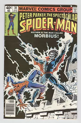 Buy Spectacular Spider-Man #38 January 1980 FN- Morbius • 3.88£