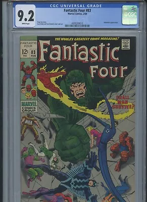 Buy Fantastic Four #83 1969 CGC 9.2 (Inhumans Appearance) • 139.79£