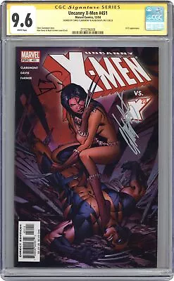 Buy Uncanny X-Men #451 CGC 9.6 SS Claremont/ Davis 2004 2773296008 • 159.20£