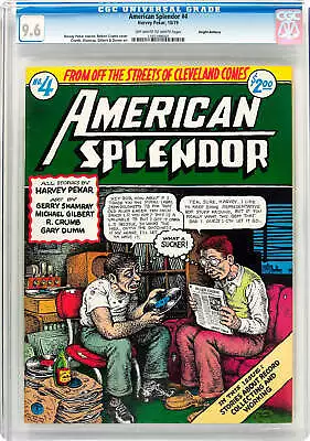 Buy American Splendor #4, Cgc 9.6, 1st, Underground Comix, *haight Ashbury Pedigree* • 504.80£