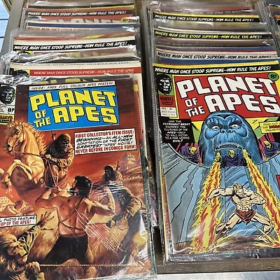 Buy Planet Of The Apes Weekly Marvel UK #1-123  Complete Run.1974 To 1977. • 450£