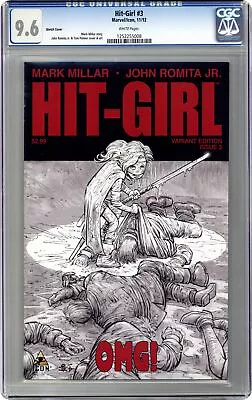 Buy Hit-Girl #3C Romita 1:50 Variant CGC 9.6 2012 1252255008 • 63.68£