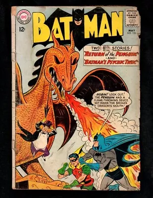 Buy Batman #155 G-  1963 Dc (return Of The Penguin) • 173.95£