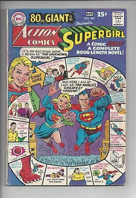 Buy Action Comics #360 Good (2.0) 1968 - Superman & Supergirl Boardgame Cover • 15.53£