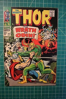 Buy Thor #147 1967 Mid Grade/vg/fn- Lee/kirby Story/art Inhumans Backstory • 23.34£