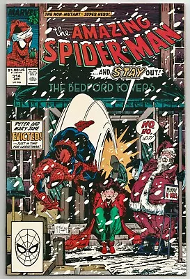 Buy Amazing SPIDER-MAN #314 Direct Edition! Early McFARLANE! HIGH-GRADE NM-/NM Copy! • 19.42£