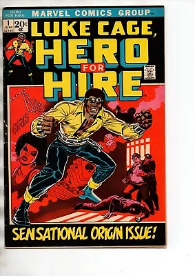 Buy Luke Cage Hero For Hire #1 1st Appearance & Origin Of Luke Cage • 239.99£