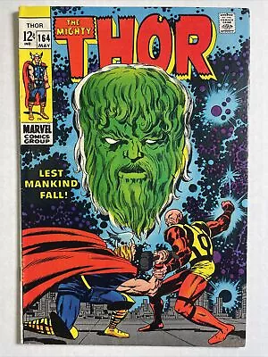 Buy Thor 164 F/VF 1969 Marvel Comics Kirby • 38.83£