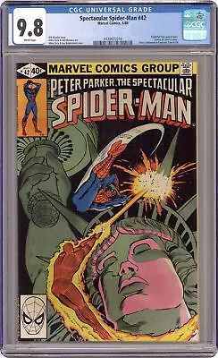 Buy Spectacular Spider-Man Peter Parker #42 CGC 9.8 1980 4439432016 • 89.31£