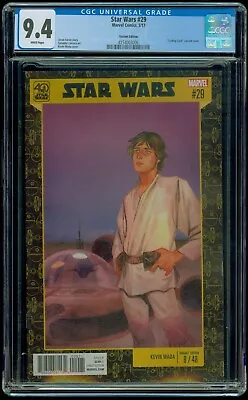 Buy Marvel Comics Star Wars #29 Cgc Graded 9.4 Variant 8/48 Super Rare Comic • 55.05£