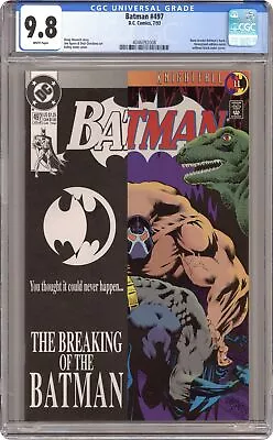 Buy Batman #497D Direct Variant 1st Printing CGC 9.8 1993 4046092008 • 77.66£