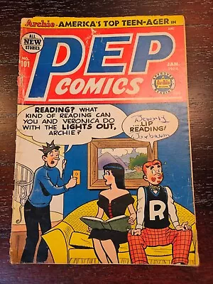 Buy Archie PEP COMICS #101 Comic Book 1954 Golden Age Veronica GOOD • 38.82£