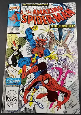 Buy Amazing Spider-Man 340 1990 Femme Fatales Appearance Marvel Comics High Grade • 5.60£