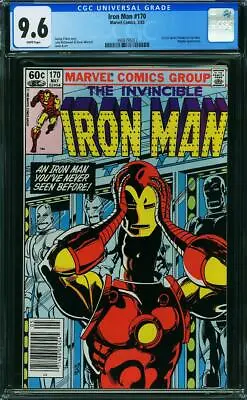 Buy Iron Man #170 CGC 9.6 1983 NEWSSTAND! 1st Jim Rhodes As Ironman! M12 312 Cm Bin • 143.67£