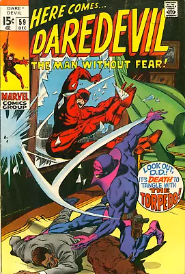 Buy Daredevil #59 Marvel Comics 1969 VF • 27.17£