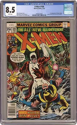 Buy Uncanny X-Men #109 CGC 8.5 1978 4089222005 1st App. Weapon Alpha/Vindicator • 252.40£