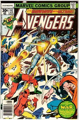 Buy Avengers #162 (1977)- 1st Appearance Of Jocasta- George Perez- Newsstand- Fn • 10.09£