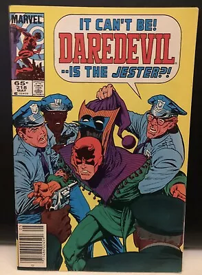 Buy DAREDEVIL #218 Comic Marvel Comics • 2.99£