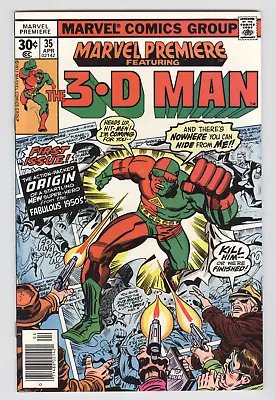 Buy Marvel Premiere #35 May 1977 F/VF 3D Man Origin/ First Appearance • 4.65£