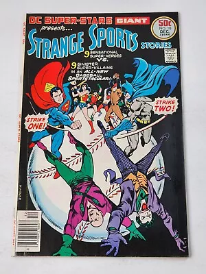 Buy DC Super-Stars 10 Giant Presents Strange Sports Stories DC Comics Bronze 1976 • 17.11£